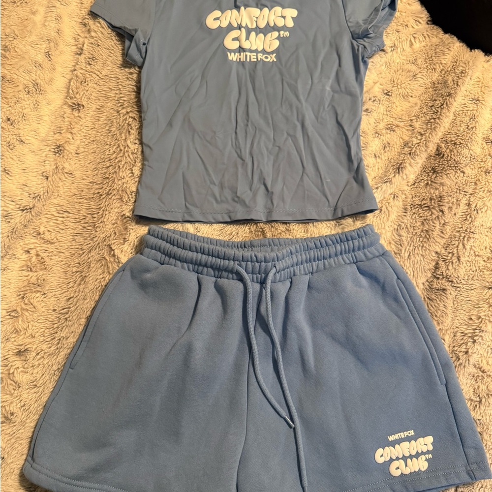 White Fox Boutique Blue Comfort Club Set